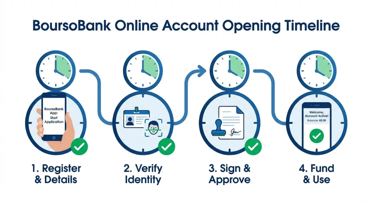 BoursoBank temps d'ouverture : tous les délais en 2025